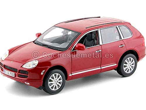 Maisto 2008 Porsche Cayenne 3.2 V6 Turbo Rojo Metalizado 1:18 31113