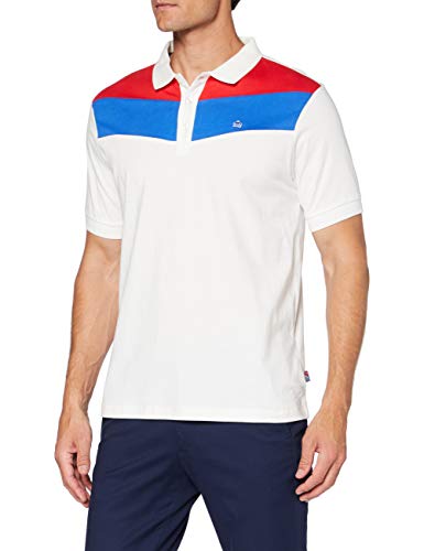 Merc of London Clyde Camisa Polo, Off White, XS para Hombre