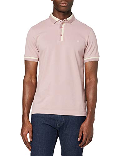 Merc of London Nugent Polo Shirt, Faded Plum, Large para Hombre