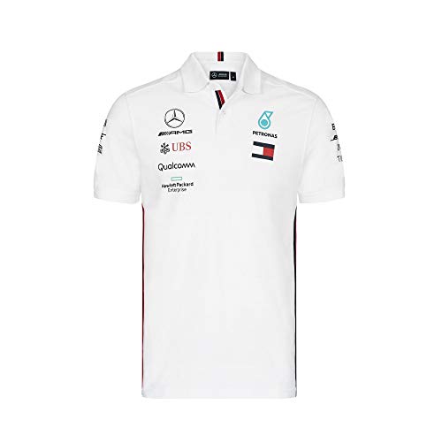 Mercedes AMG Petronas Motorsport 2019 F1™ Mens Polo Shirt White XL