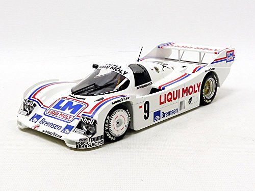 Minichamps 962 C 200 Meilen Von Nurnberg 1985 Porsche - Vehículo en Miniatura, 155856509, Blanco/Azul/Rojo, Escala 1:18