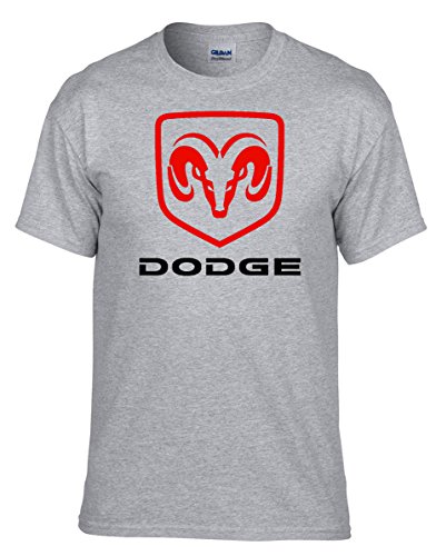 molda18 Dodge Pickup ram Nitro Viper Charger Auto Coronet Gris T-Shirt Camisetas -331 - Gris