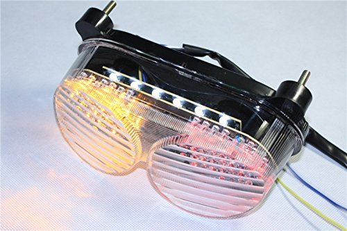 Motocicleta LED luz trasera para Kawasaki Ninja ZX-6R ZX600 ZX-9R ZX900 ZR-7 ZR-7S ZZR600 Clea