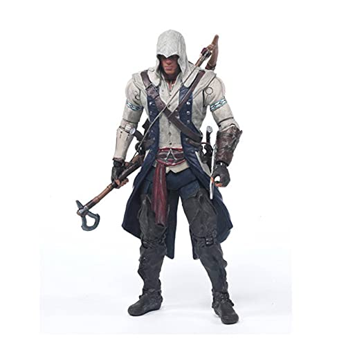 N\C Creed Series 4 Connor Haytham Edward Kenway Mohawk Figura De AccióN Modelo Juguetes   15cm