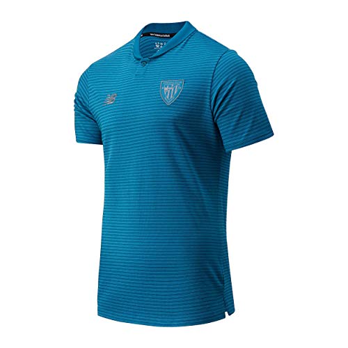 New Balance Athletic Club Polo Travel Viaje Hombre ACB, Dark Neptune, M