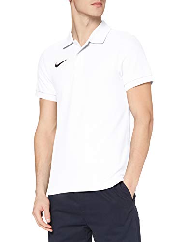 NIKE Poloshirt TS Core Polo de Golf, Hombre, Blanco/Negro (White/Black), S