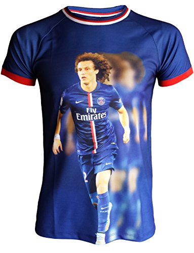 Paris Saint Germain PSG Jersey - David Luiz - Nº 32 - Colección Oficial Niño Azul Talla: 4 Años