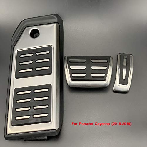 pedales freno Pedal Del Acelerador Un Estilo De Acero Inoxidable De Coches Fit For Porsche Cayenne 2018 2019 For Macan 2014-2018 (Color Name : 3pcs For Cayenne)