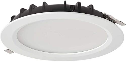 Plafón LED de techo empotrable THEA de Collingwood – Downlight LED redondo IP54 - Plug & Play – Foco LED para baño, cocina o salón - 3 temperaturas de color - 24W [clase de eficiencia energética A+]