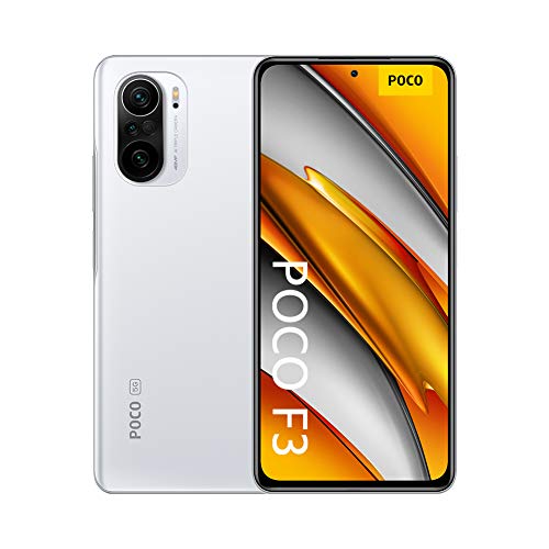 Poco F3 Smartphone 5G - RAM 6GB ROM 128GB 6.67" AMOLED DotDisplay 4520mAh (typ) Battery 48MP Camera Blanco [Versión en Español]