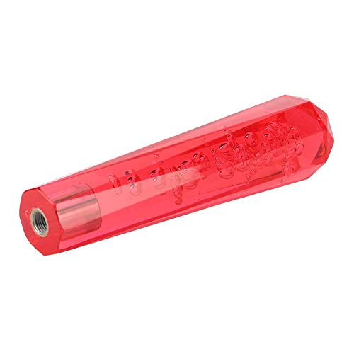 Pomo de cambio de marchas, cabeza de cambio de palanca de cambios de burbuja de cristal para coche con luz LED Pomo de cambio de palanca transparente Universal 20 m/7,9 pulgadas