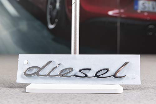 Porsche Cayenne E2/958 - Letra "Diesel" de cromo, lateral / guardabarros derecho