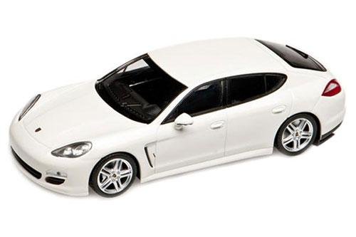 Porsche Coche de maqueta Panamera Diesel (G1 I), 1:43, color blanco