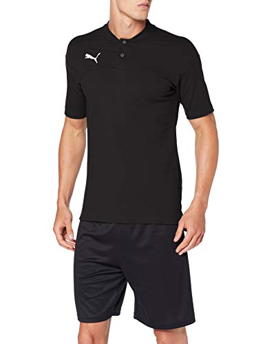 Puma Cup Casuals Polo Poloshirt, Hombre, Puma Black-Whisper White, XXL