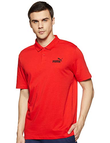 PUMA ESS Polo Jersey, Hombre, Red, Extra-Large