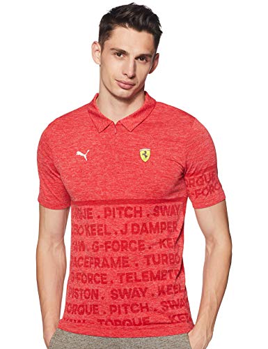 Puma Scuderia Ferrari Evoknit Polo rojo 577832-01 rojo L