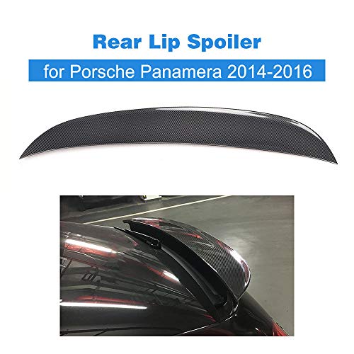 REAMIC Spoiler Trasero DiseñO De Coche GuíA De Maletero De Fibra De Carbono Cola De Labios Porsche Panamera 2014-2016