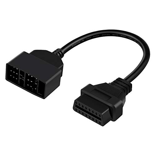 ROSEBEAR Cable de Diagnóstico de Accesorios de Automóvil Del Conector Del Adaptador Obd2 de 22 Pines a 16 Pines para T-Oyota