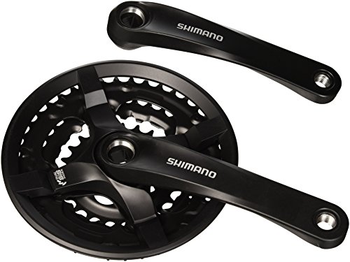 SHIMANO Bielas Tourney TY501 6/7/8V, Hombres, Negro, Estándar