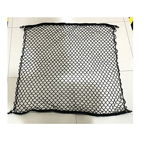 shiqi 100x100CM Coche Tronco de Carga Malla de Malla 4 Hook Equipaje de Coche Ajuste para VW Golf 6 Passat B5 Jetta Magotan Sagitar Santana Polo