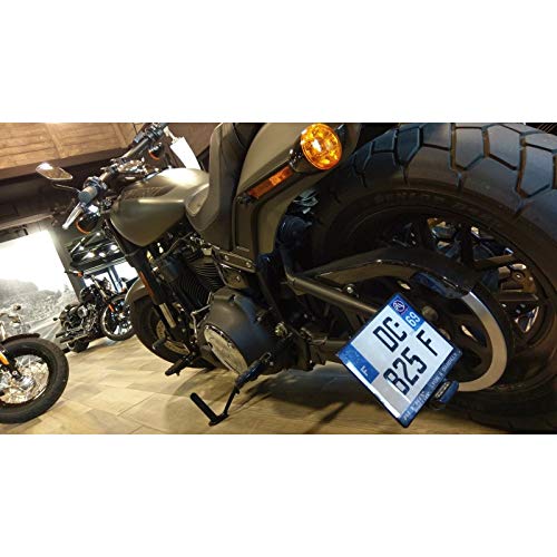 Soporte de placa lateral Harley Davidson Softail FAT BOB