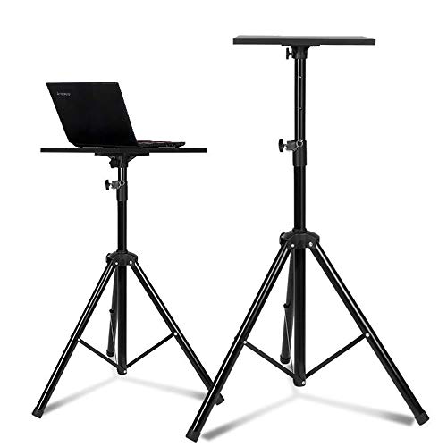 Soporte para Computadora Remolcado Elevación Vertical Ajustable En Altura Soporte Triangular Portátil Plegable para Soporte En Vivo Al Aire Libre, Escritorio, Sofá, Cama, Oficina,120cm