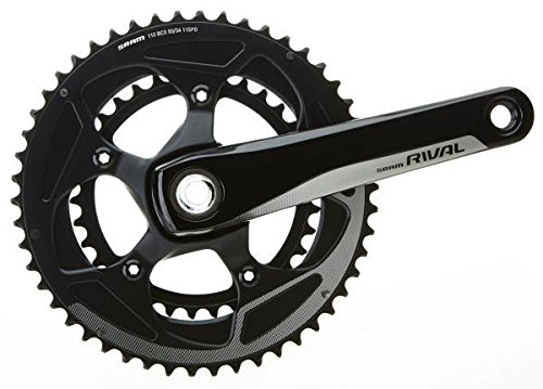 Sram Road Kurbel und Garnitur Rival 22 - Biela para Bicicletas, Color Negro, Talla Única