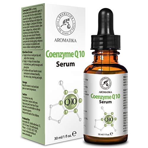 Suero de Coenzima Q10 para Cuidado del Rostro y la Piel 30ml con Coenzima Pura para Todo Ttipo de Piel - Suero Antienvejecimiento - Coenzima Q10