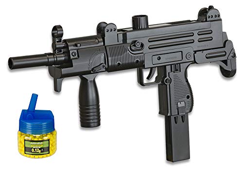 Tiendas LGP - Subfusil M35, Arma Airsoft, Aire Suave Double Eagle, Potencia 0,5 Julios, Airsoft Replica, Munición Bolas PVC 6 mm. + Biberón 500 Bolas 12 Gramos de 6 mm. de Regalo