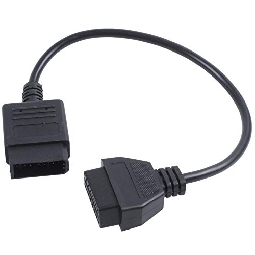 TOOGOO Para Nissan 14 Pin A 16Pin Cable OBD II Interfaz De Diagnostico 14Pin A Obd2 16 Pin Adaptador Funciona para Vehiculos De Auto