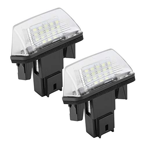 tulipa luz matricula xsara picassoLuz de matrícula 18 LED lámpara matrícula coche izquierda y derecha para Ci_troen C3 2002-2009 ensamblajes automoción 2 uds.