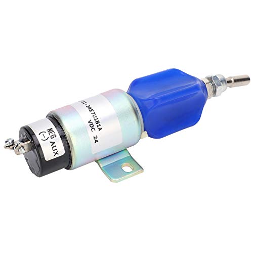 Válvula solenoide de cierre de combustible, piezas de excavadora duraderas 1751-24E7U1B1A 24 V para modelos Mitsubishi, motor de agua