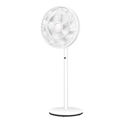 Ventilador Ventilador Eléctrico Temporizador De 1-4h Piso-a-Techo Ventilador Con Control Remoto Regulable En 3 Velocidades Para Oficina Y Hogar Blanco