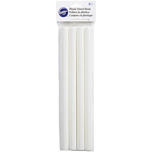 Wilton Plastic Dowel Rods, paquete de 4