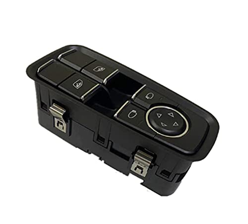 XIAOQIN BOMY Nuevo Interruptor de la Ventana Delantero Interruptor de la Ventana Ajuste para Porsche Cayenne S GTS 911 958 718 Macan Boxster Panamera Coupe Carrera Cayman Turbo (Color : Black)