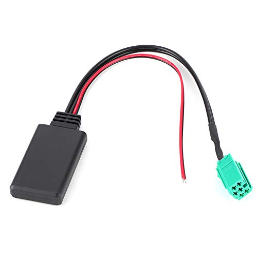 zhuolong Coche Módulo Bluetooth Audio Estéreo Cable de Radio Auxiliar Conector de 6 Pines para Renault Clio/Espace/Laguna