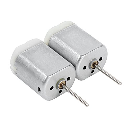 2 piezas/par de 22 mm D de eje plano para motor de bloqueo de puerta, Keenso, 12 V CC, motor de reparación FC-280SC-20150 de eje largo D, motor de reparación de bloqueo de potencia