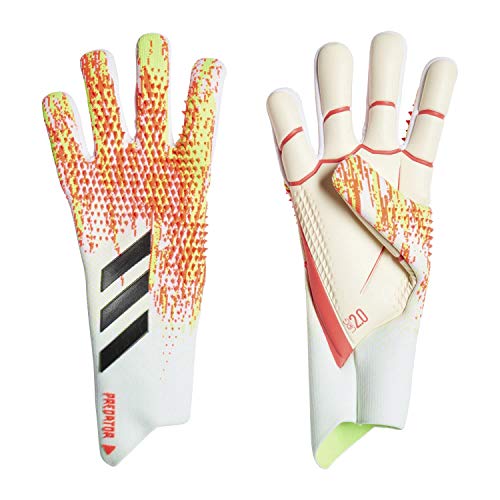 adidas Pred GL Pro Guantes de Fútbol, Unisex Adulto, White/Pop, 9