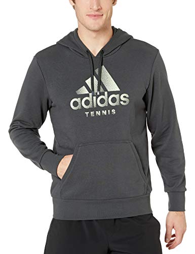 adidas Sudadera de tenis con capucha categoría hombre - F1915MGFXTEN06, Categoría Sudadera con capucha Tenis, XXL, Carbon