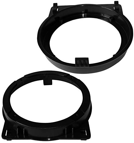 AERZETIX: 2 Adaptadores soportes de Altavoces - 130mm - Puertas Delanteras/Traseras - Estante Trasero Lateral – para Automóvil