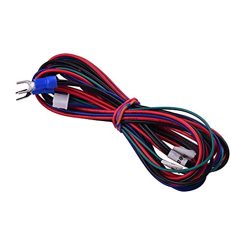 Aibecy Cable de lecho caliente de Anet(20AWG) Cable de línea de cable de lecho calefactado para Anet A8 Plus E16 Impresora 3D Proveedores de actualización Longitud de los accesorios 90cm/35.4 pulgadas