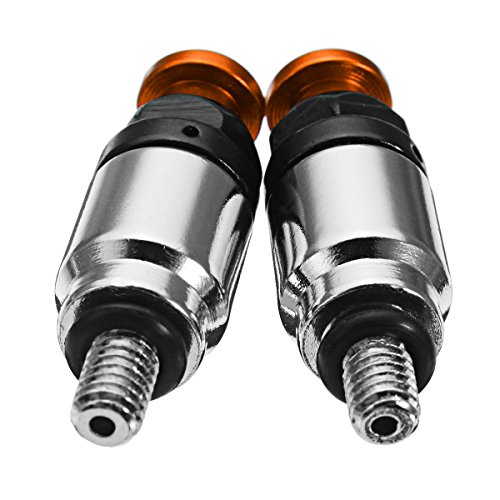 Alamor M4x 0.7 mm Moto Tornillo Tenedor purgador de Aire válvula de Alivio Supermoto Motard Racing - Naranja