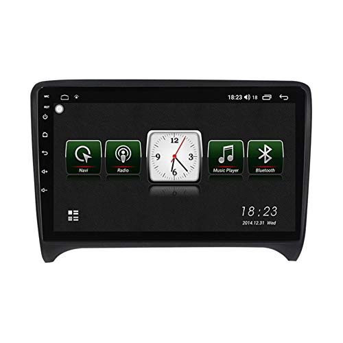 Amimilili Android 10 Autoradio Car Radio Stereo Coche GPS Navegacion para Audi TT 2006-2012 Soporte DSP Control Volante Carplay Hands-Free Calls + Cámara Trasera,7731 WiFi:1+16g