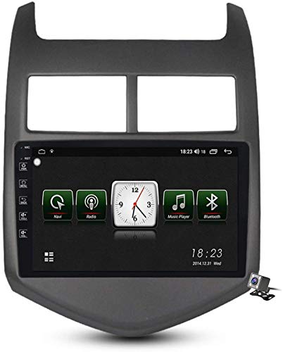 Android 10 Car Radio de Navegación GPS para Chevrolet Aveo 2 2011-2015 con 9 Pulgada Pantalla Táctil Support FM Am RDS DSP/MP5 Player/BT Steering Wheel Control/Carplay