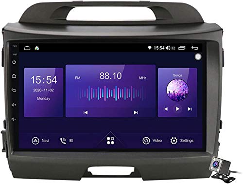 Android 10 Car Radio de Navegación GPS para KIA Sportage 3 2010-2016 con 9 Pulgada Pantalla Táctil Support FM Am RDS DSP/MP5 Player/BT Steering Wheel Control/Carplay