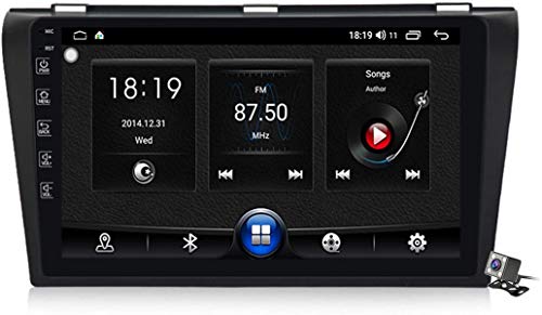 Android 10 Car Radio de Navegación GPS para Mazda 3 2004-2009 con 9 Pulgada Pantalla Táctil Support FM Am RDS DSP/MP5 Player/BT Steering Wheel Control/Carplay