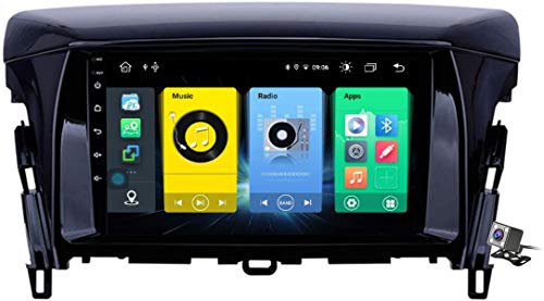 Android 10 Car Radio de Navegación GPS para Mitsubishi Eclipse 2018 con 9 Pulgada Pantalla Táctil Support FM Am RDS DSP/MP5 Player/BT Steering Wheel Control/Carplay