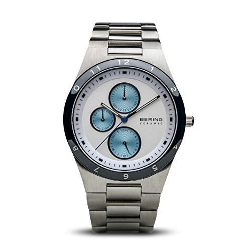 BERING Reloj Analógico para Hombre de Cuarzo con Correa en Acero Inoxidable 32339-707