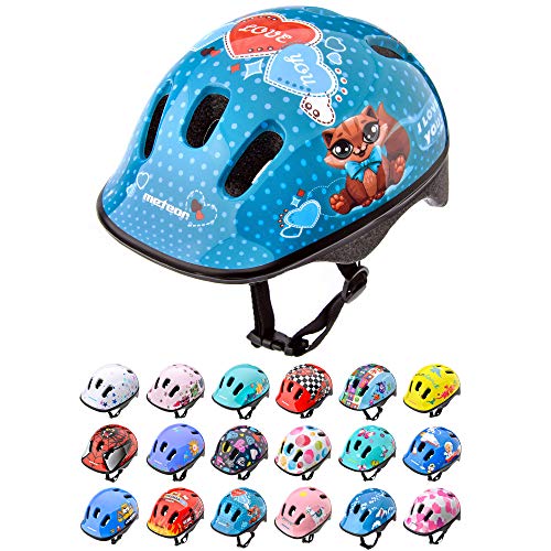 Casco Bicicleta Bebe Helmet Bici Ciclismo para Niño - Cascos para Infantil Bici Helmet para Patinete Ciclismo Montaña BMX Carretera Skate Patines monopatines (S 48-52 cm, Kitty)