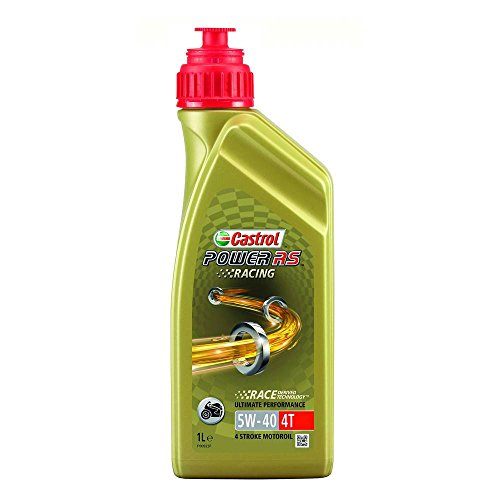 Castrol Potencia RS Moto Racing Aceite de Motor 4t 5 W-40, 1L